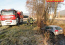 Stmk: Versperrtes Auto im Stadtbach & Brand mit Personenrettung in Knittelfeld