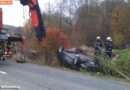 Stmk: PKW überschlägt sich in Schwanberg
