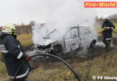 Bgld: Pkw-Brand zwischen Illmitz und Podersdorf