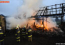 Oö: Alarmstufe II bei Schuppenbrand in Piberbach