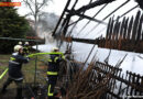 Oö: Gärtnerei im Stadtzentrum von Steyr in Vollbrand