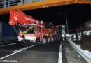 Nö: Kraneinsatz nach Lkw Unfall in Vösendorf