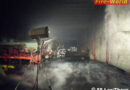 Nö: Traktor fing Feuer -> Scheunenbrand in Wildendürnbach