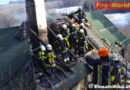 Nö: Wohnhausbrand in Hochneukirchen -> Sechs Wehren im Einsatz