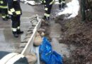 Nö: Mit Sandsäcken Wassereintritt in Keller verhindert