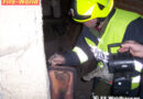 Oö: Feuerwehr musste zu glühendem Ofenrohr ausrücken