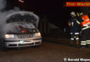 Oö: Brand eines Pkw in Braunau