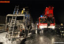Nö: Brennender Lkw auf der A21 bei Brunn am Gebirge