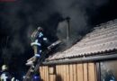 Oö: Brandbekämpfung mitten im Wald bei -11 Grad Celsius