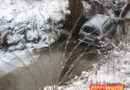 Oö: Pkw bei Unfall in Fraham in Bach gestürzt