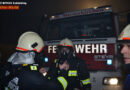 Oö: St. Marienkirchen: 130 Mann kämpfen bei -8 °C gegen die Flammen