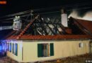 Bgld: Fünf Feuerwehren bei Dachstuhlbrand im Einsatz