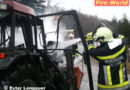 Nö: Traktor-Vollbrand in Ollern