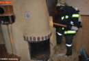 Oö: Kachelofenbrand mit starkem Kräfteaufwand in St. Roman