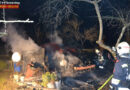 Oö: Gartenhaus in Schärding in Vollbrand -> Gasflaschen explodierten