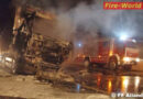 Nö: Lkw-Brand auf A 21 fordert Großeinsatz von drei Feuerwehren