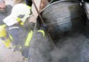 Oö: Brennender Abfallcontainer am Friedhof