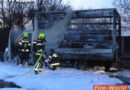 Oö: Brand eines Klein-Lkw auf der A 25