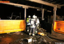 Stmk: Wohnwagen und Carport bei Brand zerstört