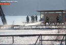 Ktn: Feuerwehren bei Eisstau am Wörthersee im Einsatz