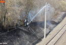 Stmk: Bahndammbrand auf einer Länge von einem Kilometer