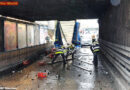 Bayern: Biertransport-Sattelschlepper bei zu niedriger Brücke abrasiert