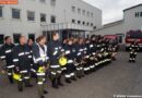 Oö: Zwei Feuerwehren üben bei der Fa. Berger