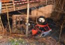 T: Traktor stürzt nach Verfolgungsjagt in Bach