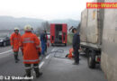 Sbg: Brand an Klein Lkw bei Autobahnabfahrt Thalgau