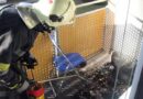 Oö: Brand auf einem Balkon in einem Mehrparteienhaus