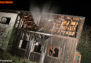 Oö: Aufgelassenes Clubheim in Wels in Brand gesteckt