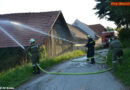 Nö: Brandeinsatzübung „Schuppenbrand“ in Edlitz