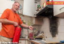 Oö: Couragierter Nachbar löscht Küchenbrand