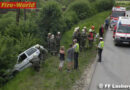 Oö: Fahrzeugbergung nach Verkehrsunfall in Lasberg
