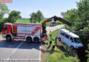 Nö: Klein-LKW landet im Tristingkanal in Laxenburg