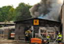 Bayern: Lagerschuppen in Flammen aufgegangen