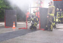 Oö: Feuerwehr Pöstlingberg übt in Rauchgasdurchzündungsanlage