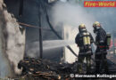 Oö: Feuer im Sägewerk -> Alarmstufe III in Schlüsslberg (+Video)