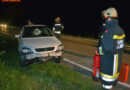 Oö: Fahrzeugbergung nach Verkehrsunfall in Wallensham