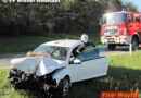 Nö: Mit Pkw in Wr. Neustadt in Kurve hinaus und gegen Baum