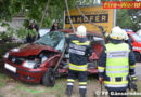 Nö: Zwei Personen nach Unfall in Gänserndorf eingeschlossen