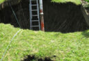 Nö: Wasser aus geplatztem Gartenschlauch lässt Erdkeller einstürzen