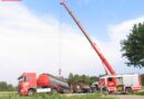 Nö: Bergung eines Tankwagens in Horn