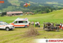 Tirol: Mann von umstürzenden Traktor eingeklemmt