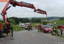 Oö: Fahrzeugbergung auf der Zufahrt zum KZ Mauthausen