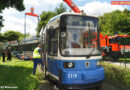 Bayern: Entgleiste Straßenbahn in München