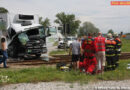 Nö: Zusammenstoß zwischen Lkw und Verschublokomotive