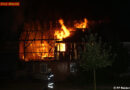 Oö: Hackschnitzellager in Vollbrand – Übergriff auf Wohnhaus verhindert!