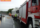 Nö: Bergung eines Lkw auf der A4 bei Schwechat