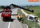 Nö: Mit zehn Tage alten Kleinbus auf S5 bei Tulln verunfallt